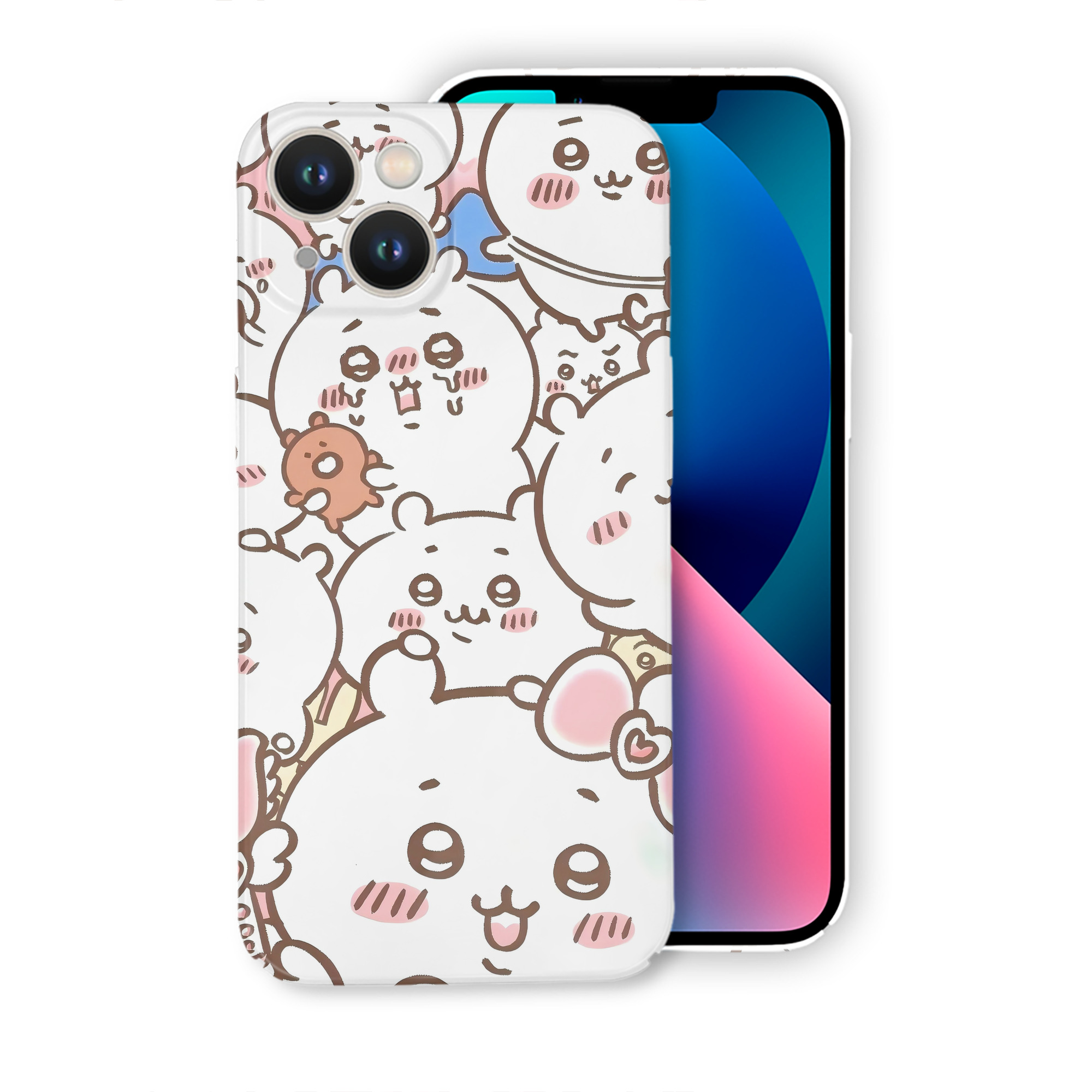 （画像用） ちいかわ Chii-kawa 【iPhone 14シリーズ対応】ハードケース